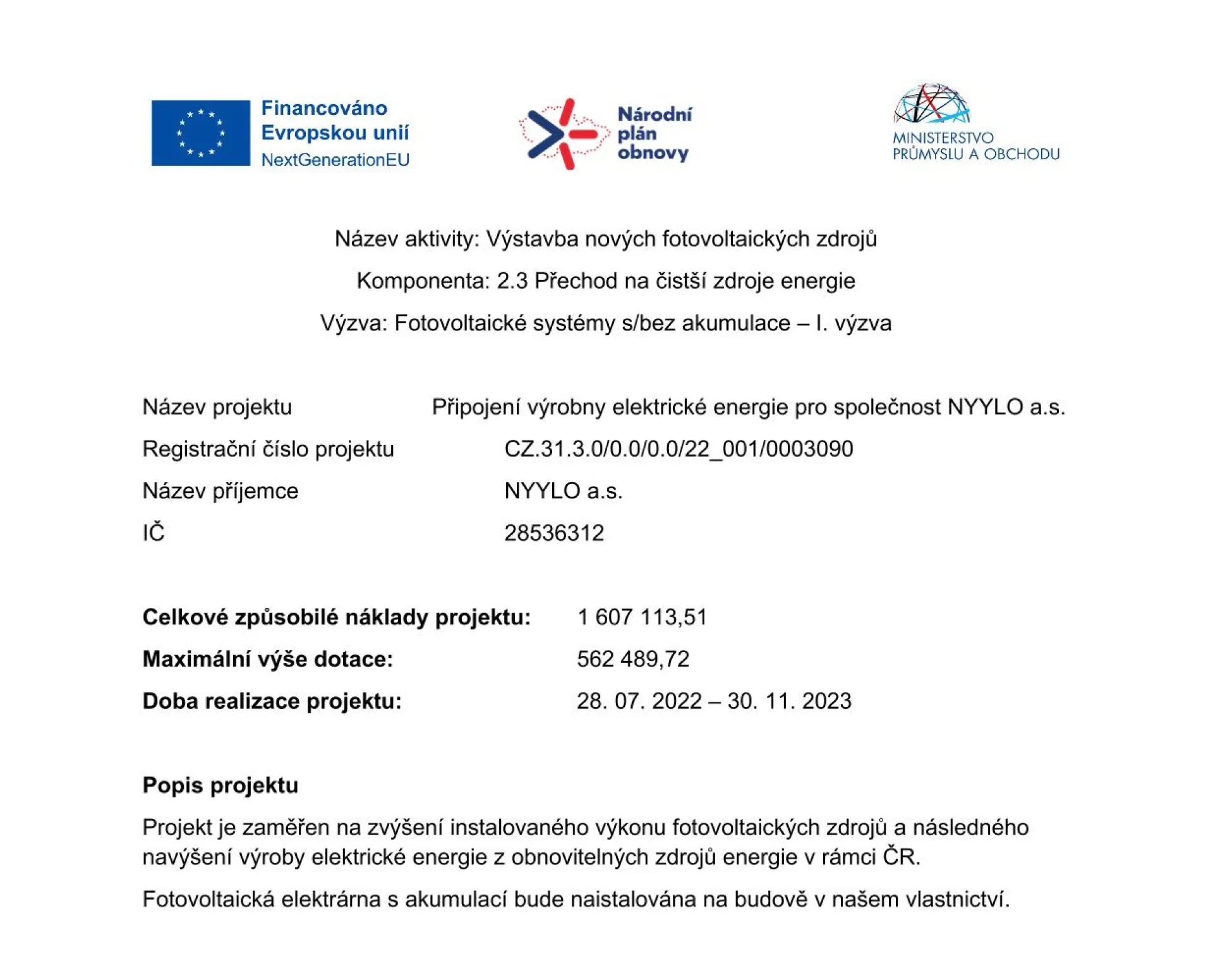 NYYLO a.s. - Jsme moderní logistická skupina